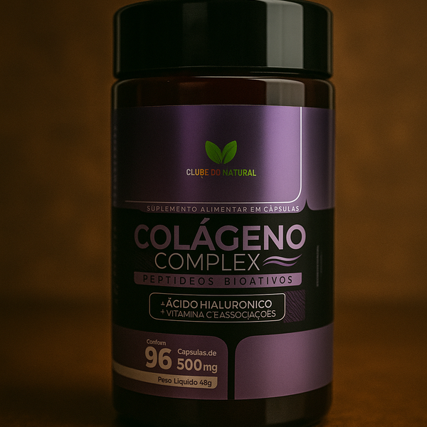 COLÁGENO COMPLEX - CLUBE DO NATURAL 96 CAPS 500MG